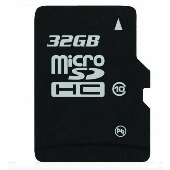 MicroSD 32 GB Minneskort + Adapter