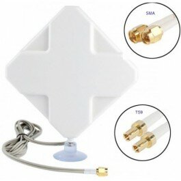 4G Antenn 35dBi Med SMA TS9 CRC9 Kontakt