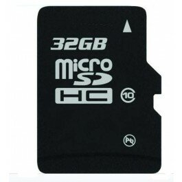 MicroSD 32 GB Minneskort + Adapter